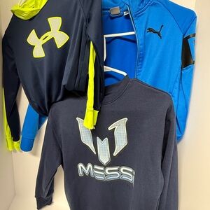 Puma Kids Blue and Black Sweatshirt